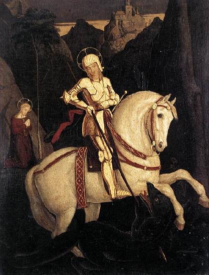 Franz Pforr St George and the Dragon Sweden oil painting art